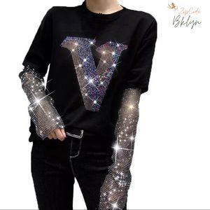 3 Style Diamond Women T-shirt 2021 Spring Summer